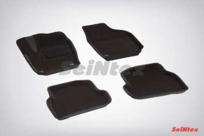 83734 Комплект ковриков Seintex 3D ворсовые для салона VW POLO SEDAN 2010-2020 Черные