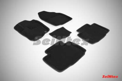 84005 Комплект ковриков 3D Toyota RAV-4 2013-2019 черные