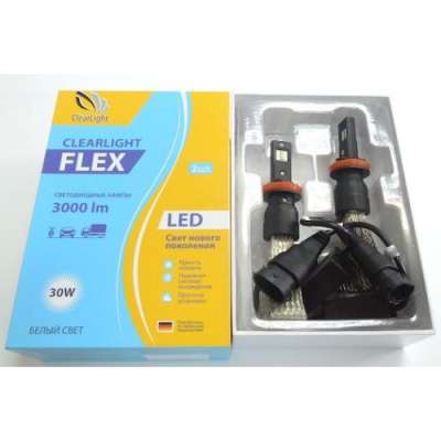 Лампа LED Clearlight Flex H11 3000 lm (2 шт)