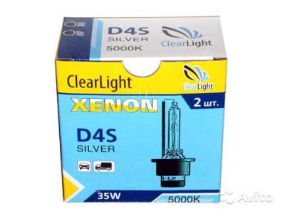 Лампа ксеноновая Clearlight D4S 6000K