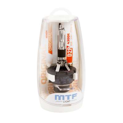 Лампа газоразрядная MTF Light D2R, 85В, 35Вт, 4300К, ORIGINAL