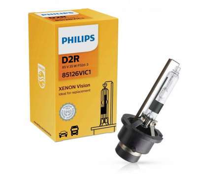 Ксеноновая лампа D2R Philips 85V-35W (P32d-3) XENON VISION 4600K картон