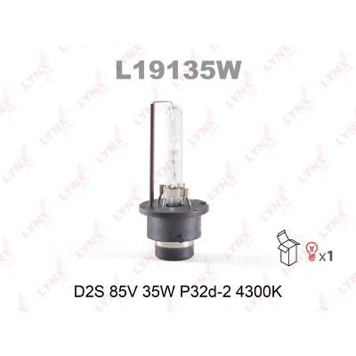 Лампа ксеноновая D2S 85V 35W P32d-2 4300K Japan L19135W