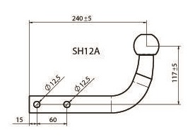 SH12A Шар тип A (l-345) (B5) -k112, v124, h228, v123, m111,k123