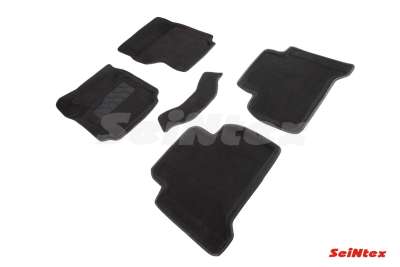83736 Комплект ковриков 3D VW Amarok (не подходят для комплектации с пластиковым полом) 2009- черные