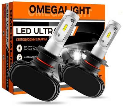 Лампа LED Omegalight Ultra LED H7 2500lm (1шт)