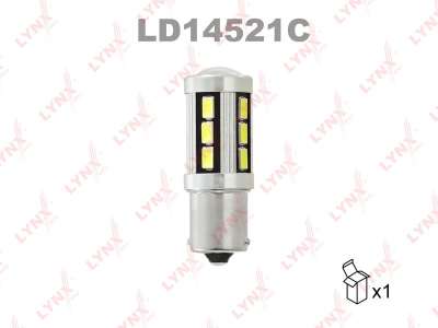 Лампа светодиодная LED P21W S25 12V BA15s SMDx18 7200K CANbus LYNXauto