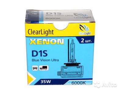 Лампа ксеноновая Clearlight D1S 4300K б/п